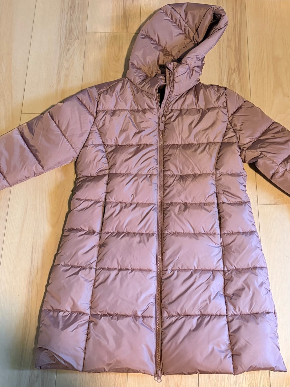 Save The Duck Ultra Light Lightweight Hooded Zip Puffer Jacket Size 3/L